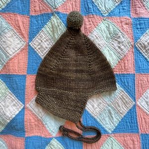 Misha and Puff Pointed Peak Hat Nut Brown Mama Owl Exclusive 2-4y